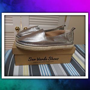 Ser Verde Shoes - Silver Size 39 Handmade